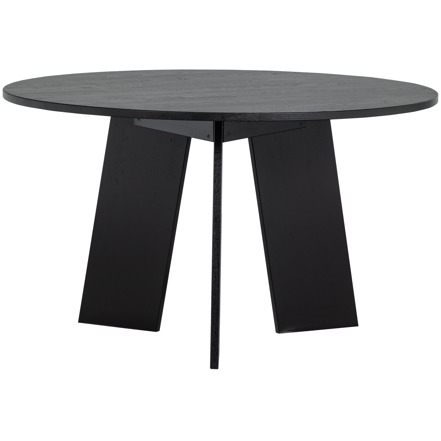 FRIES DINING TABLE OAK BLACKNIGHT O129CM [fsc]