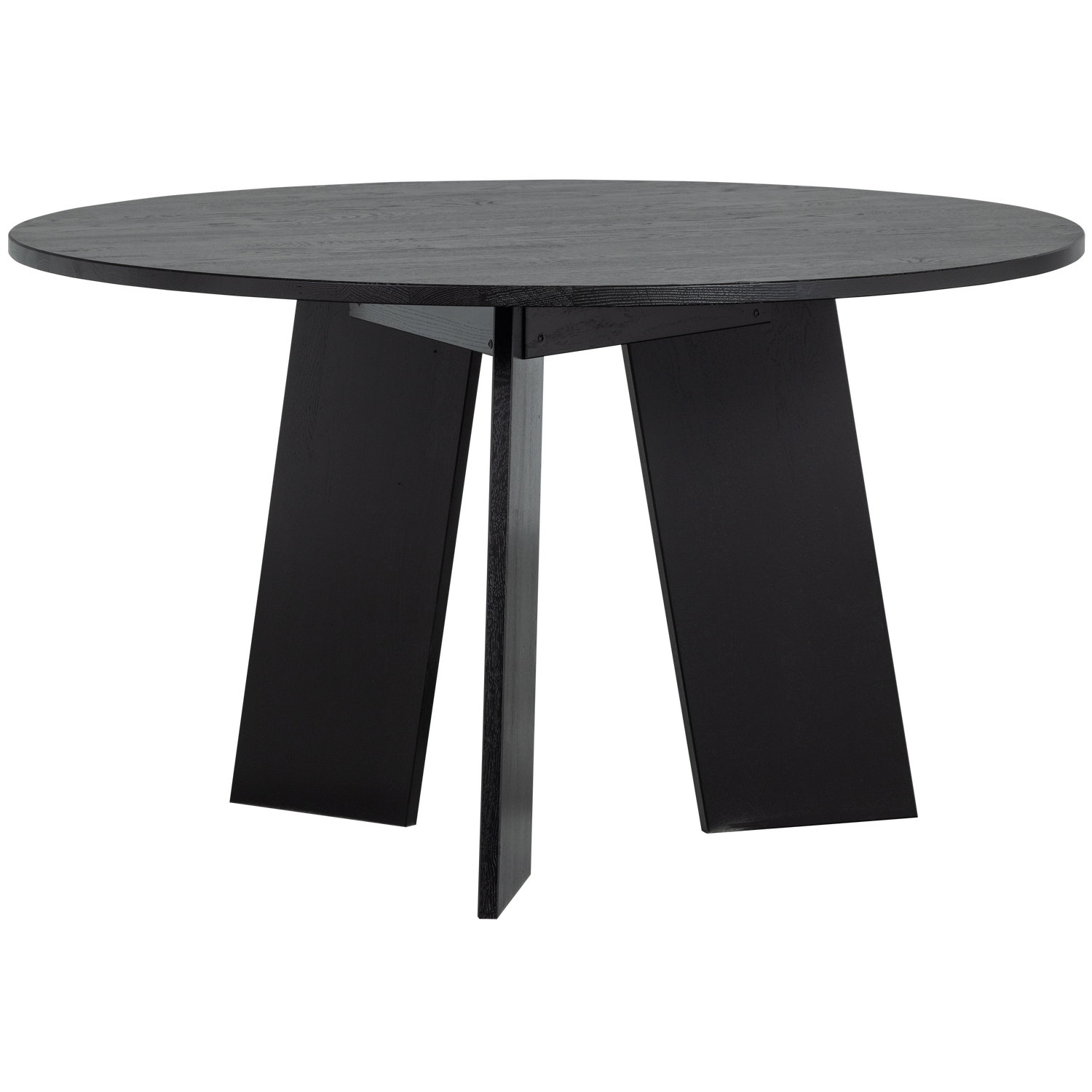 FRIES DINING TABLE OAK BLACKNIGHT O129CM [fsc]