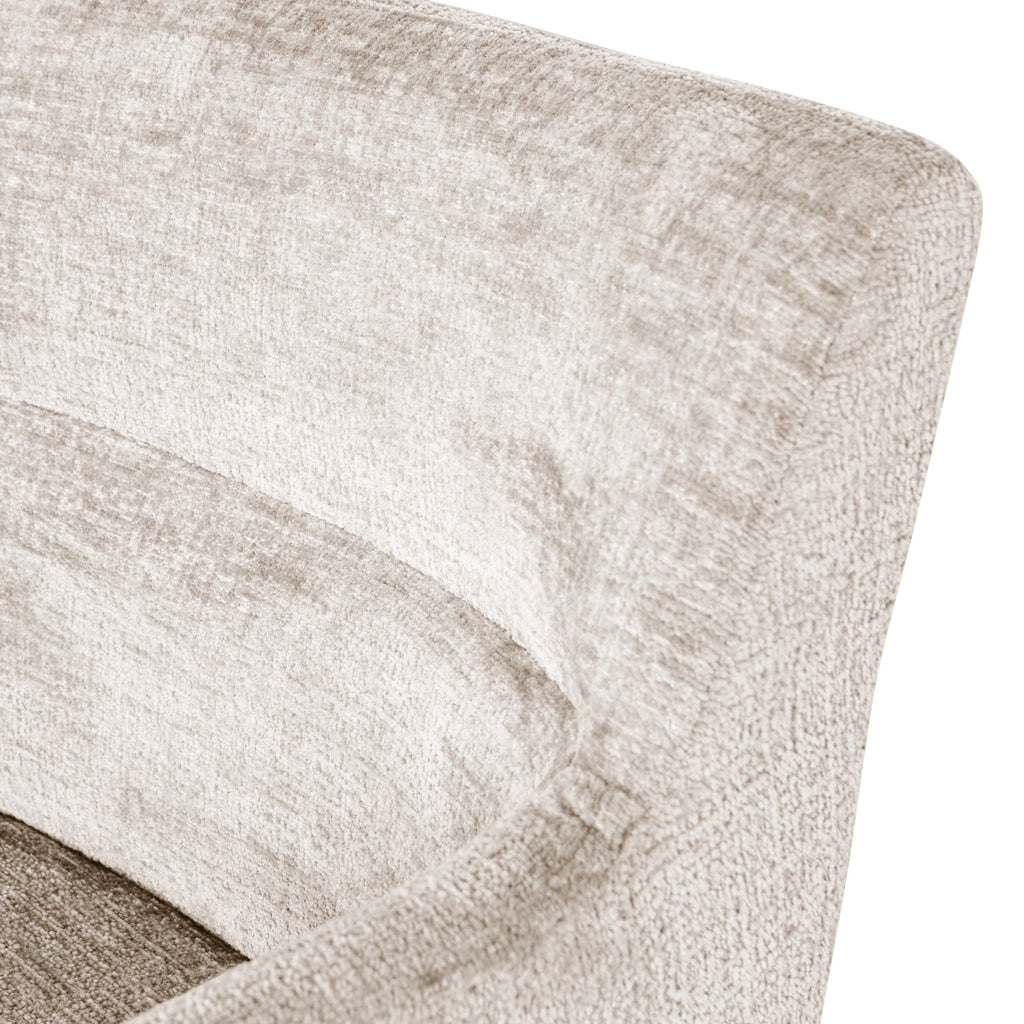 KAM DINING CHAIR WITH ARMREST OFF WHITE