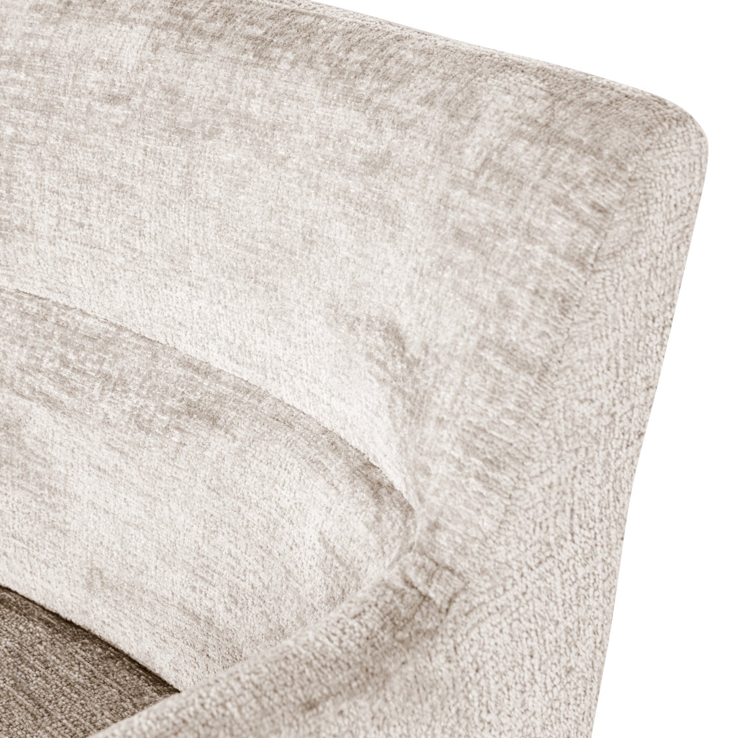 KAM DINING CHAIR WITH ARMREST OFF WHITE