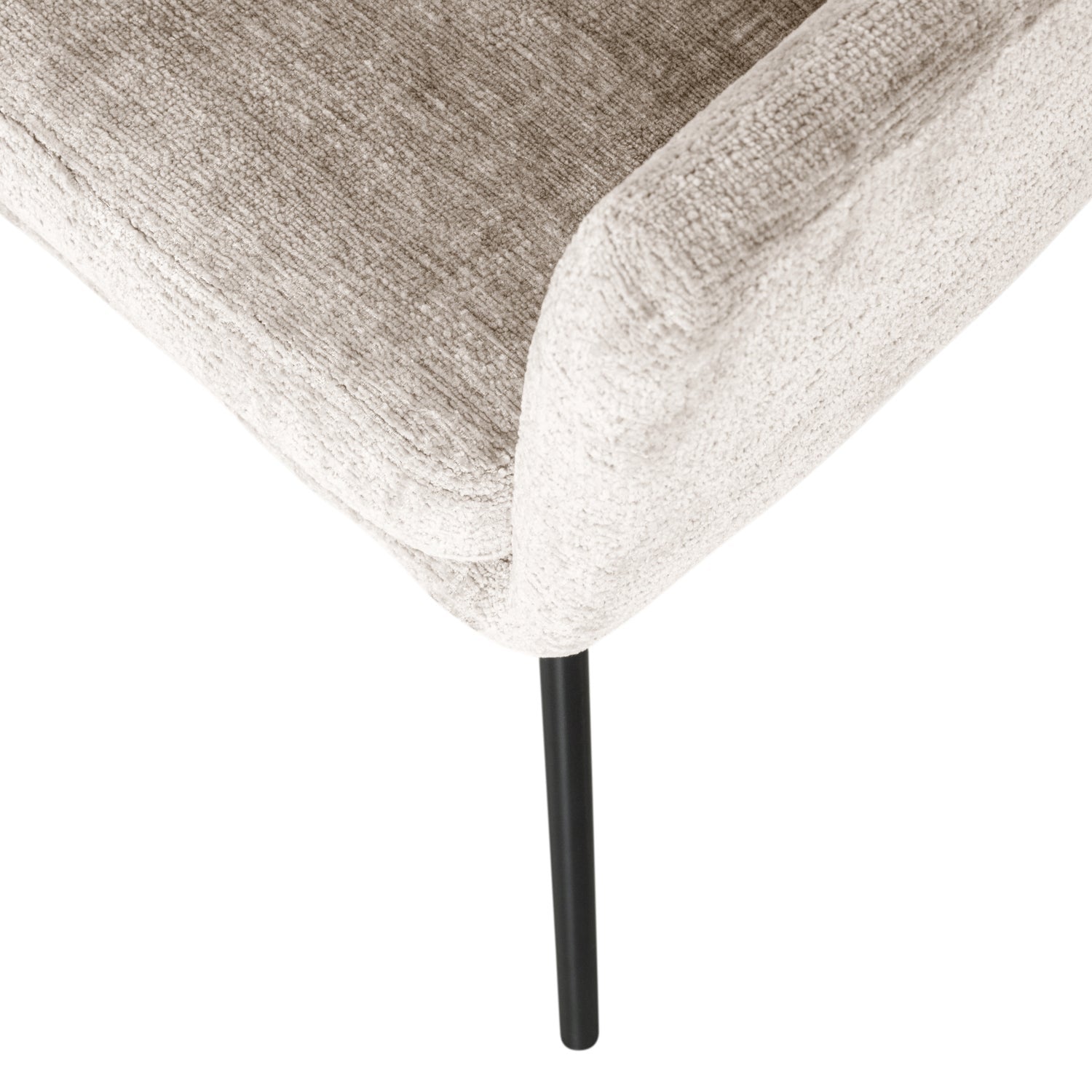 KAM DINING CHAIR WITH ARMREST OFF WHITE