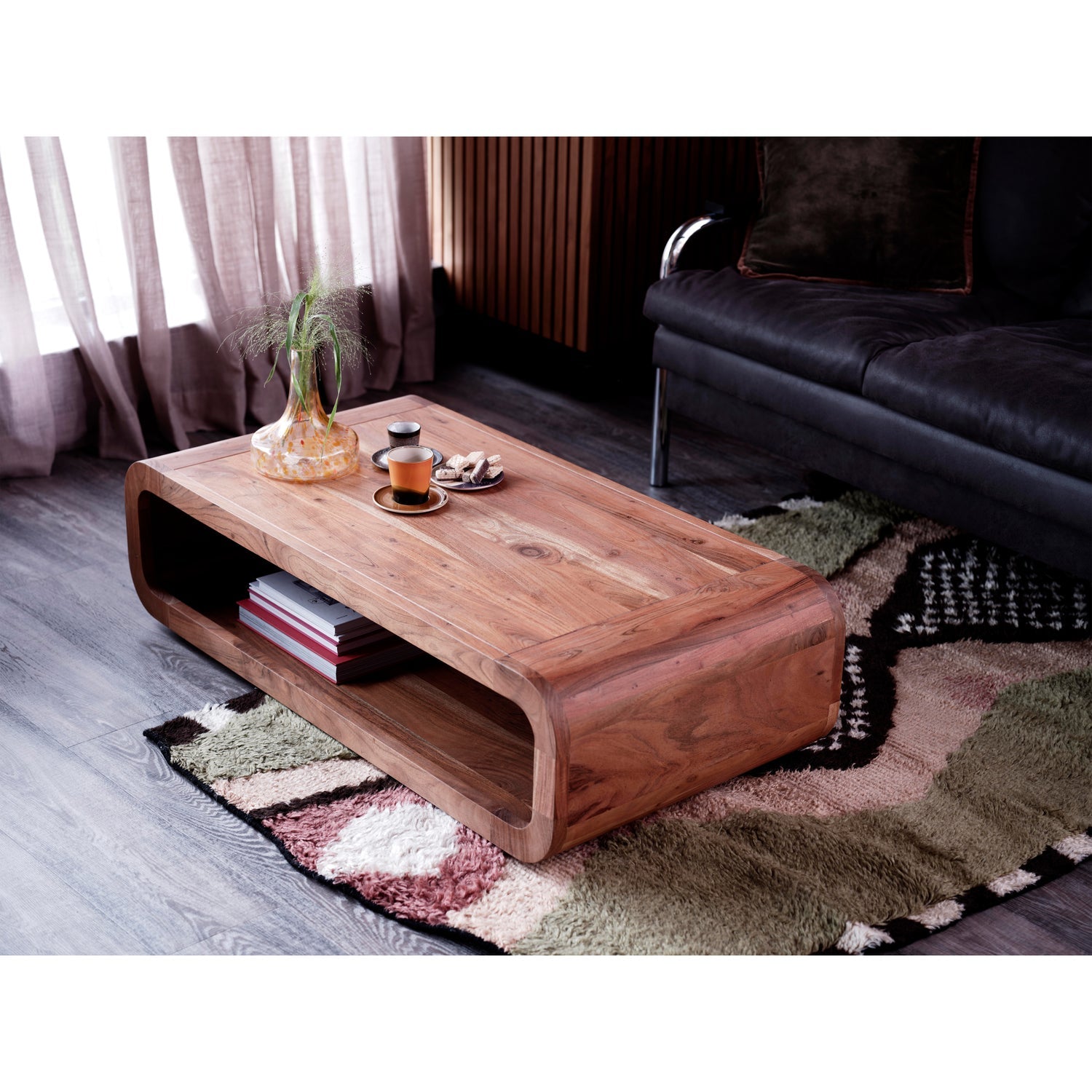 KIN SIDETABLE ACACIA WOOD NATURAL