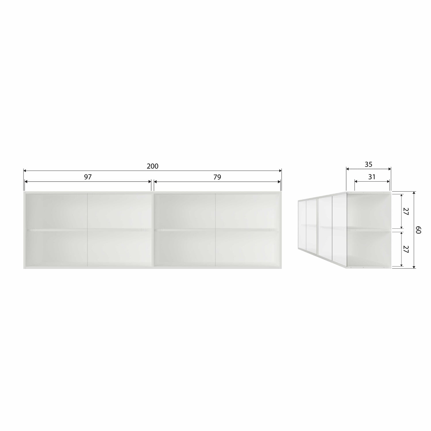 KLINK ADD-ON CABINET PINE MIST [fsc]