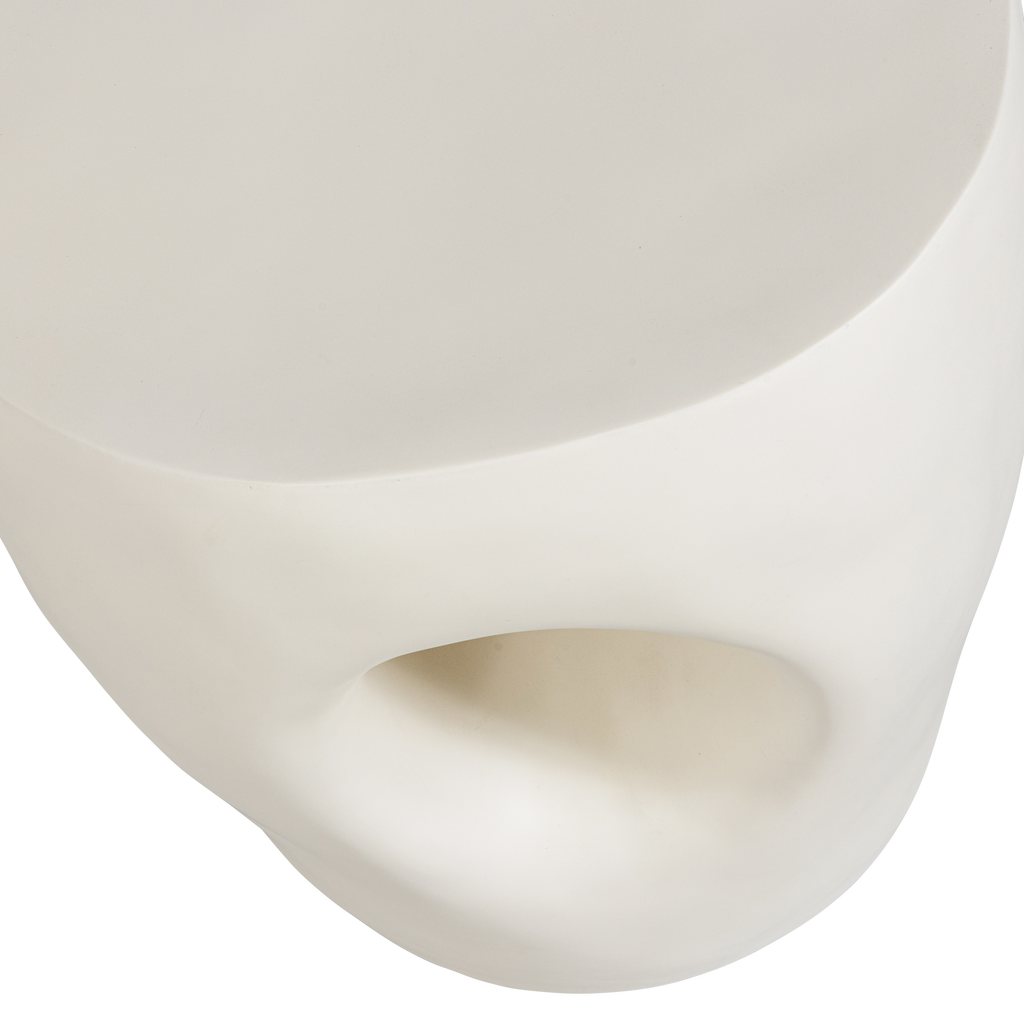 MICA GARDEN SIDE TABLE REINFORCED FIBER NATURAL