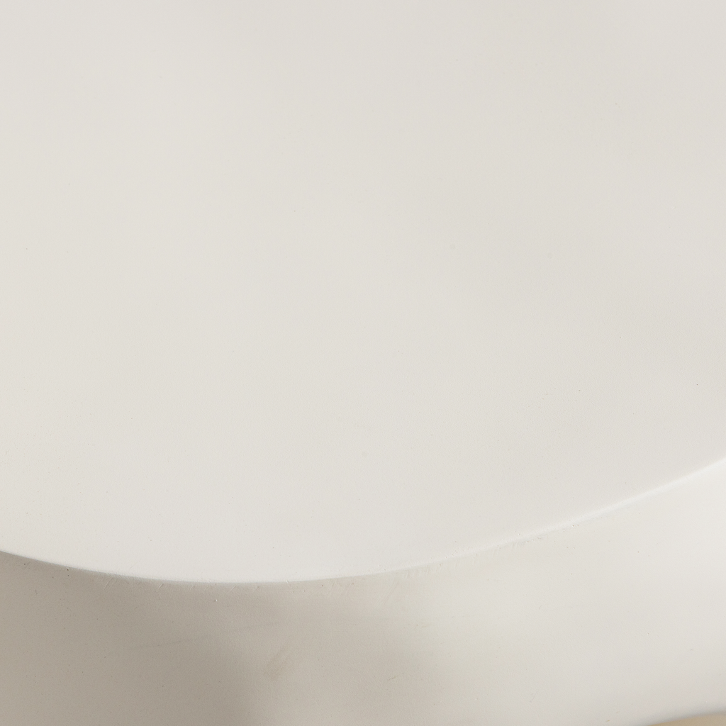 MICA GARDEN SIDE TABLE REINFORCED FIBER NATURAL