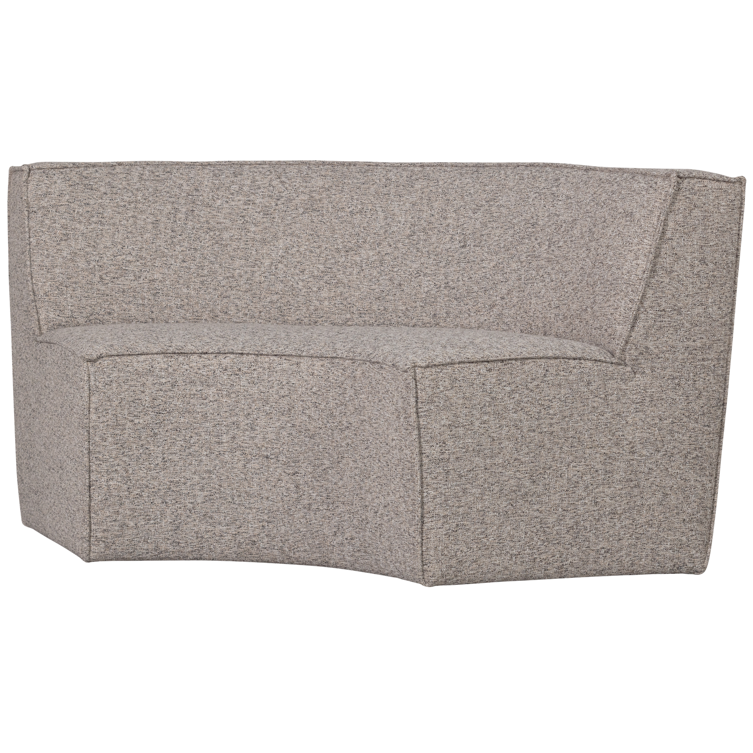 EUROPA 2-SEATER DINING BENCH WOVEN FABRIC SAND MELANGE