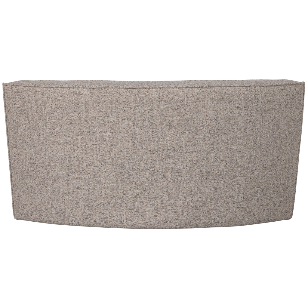 EUROPA 2-SEATER DINING BENCH WOVEN FABRIC SAND MELANGE