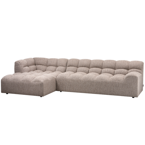 ALLURE CHAISE LONGUE LEFT WOVEN BROWN MELANGE