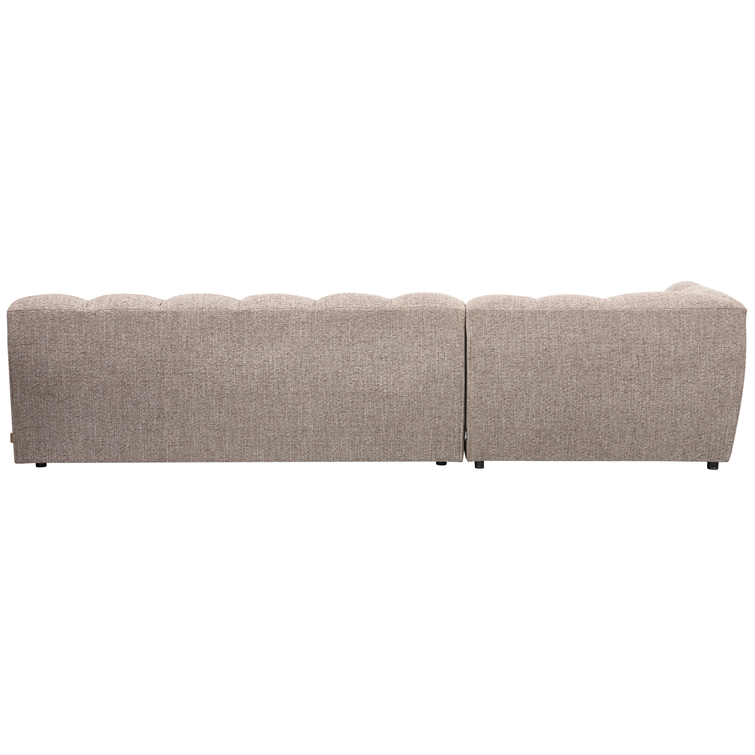 ALLURE CHAISE LONGUE LEFT WOVEN BROWN MELANGE