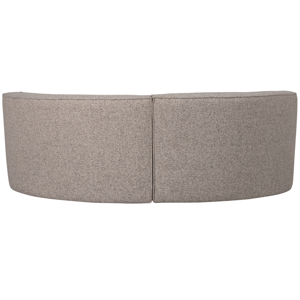 EUROPA 4-SEATER DINING BENCH WOVEN FABRIC SAND MELANGE