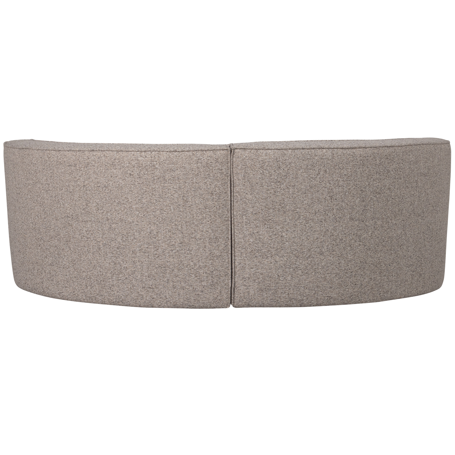 EUROPA 4-SEATER DINING BENCH WOVEN FABRIC SAND MELANGE