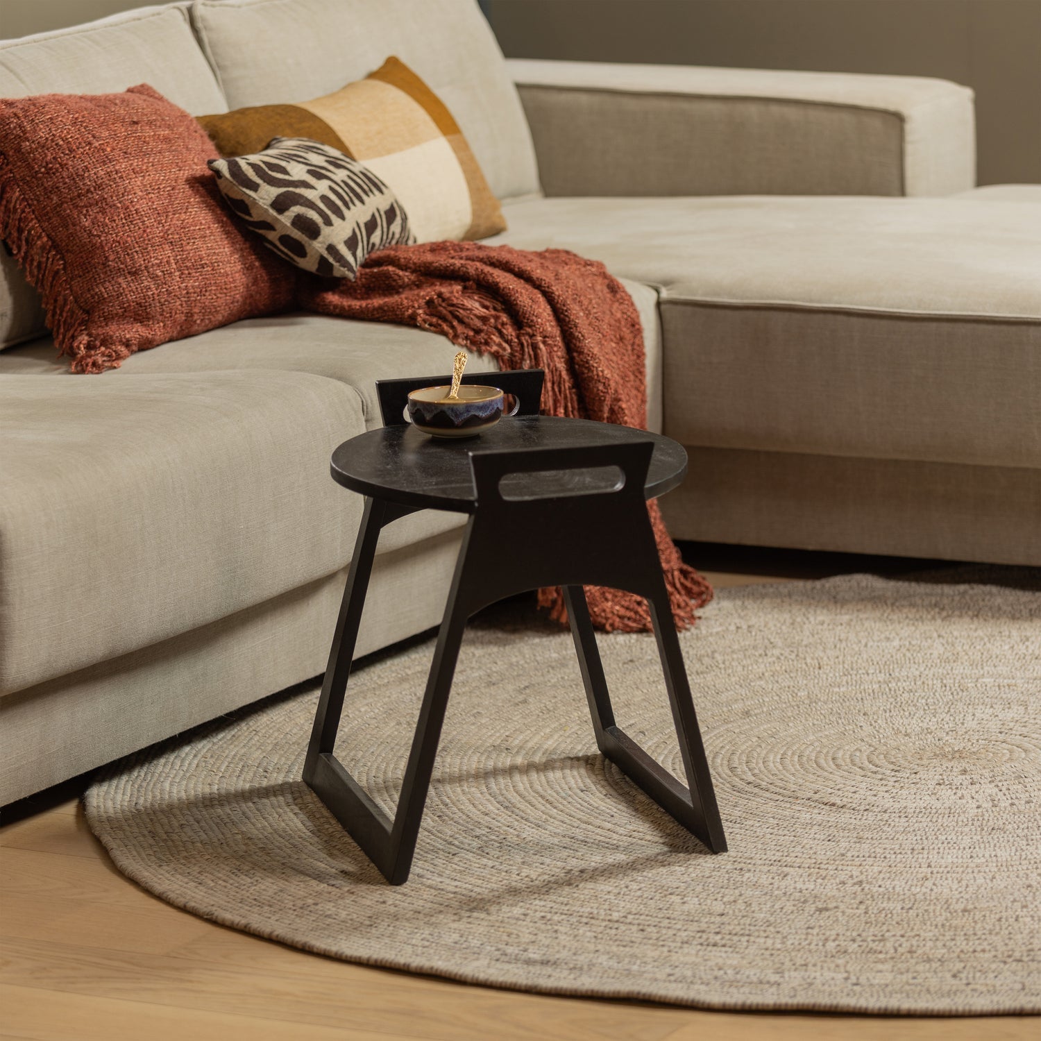 UTOPIA RUG ROUND NATURAL O200CM