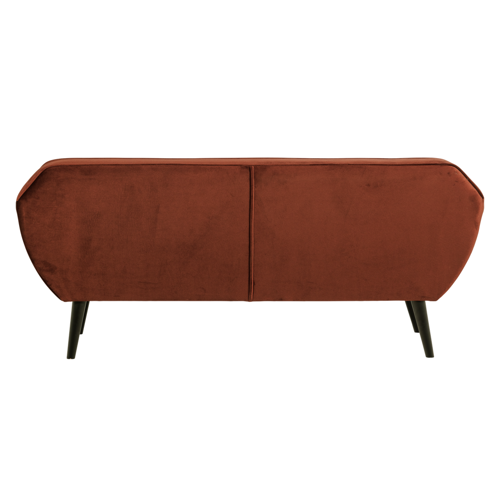 ROCCO SOFA187 CM VELVET RUST BROWN