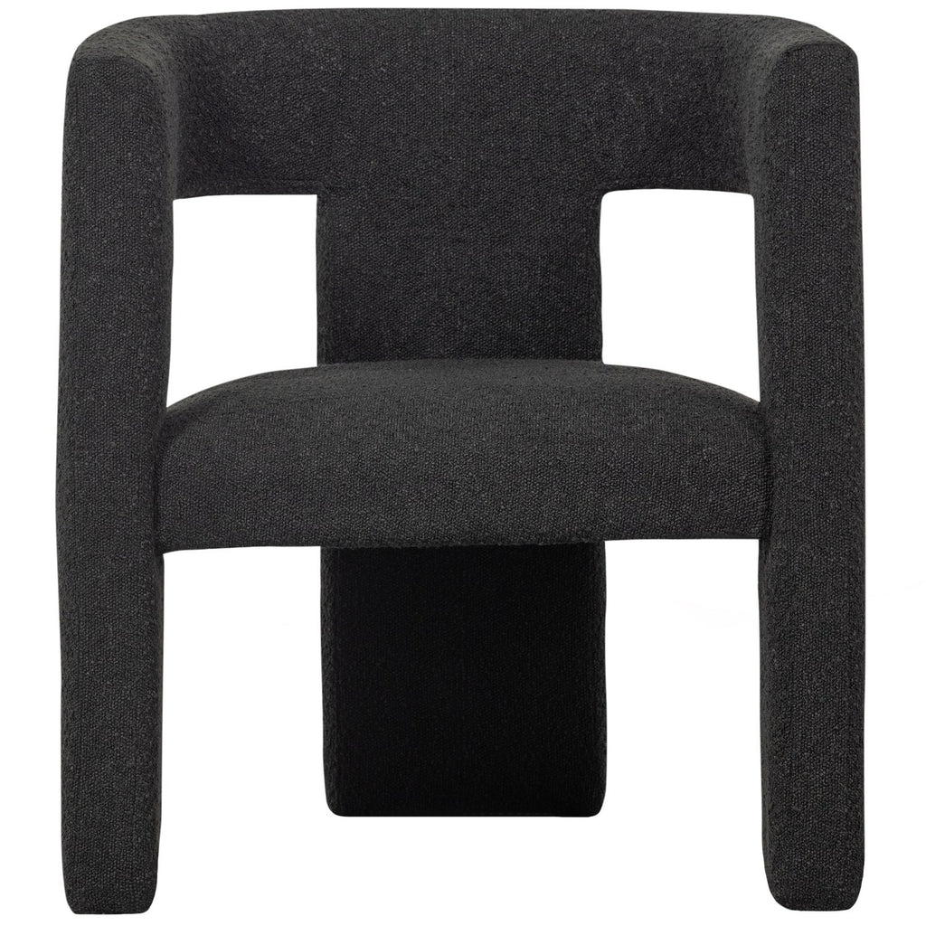 TIWA ARMCHAIR BOUCLE DARK GREY