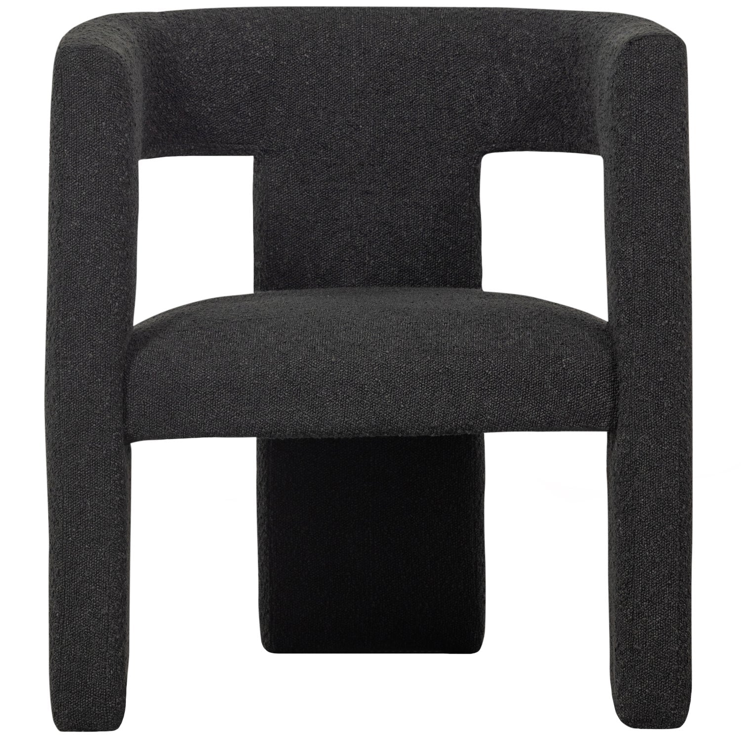TIWA ARMCHAIR BOUCLE DARK GREY