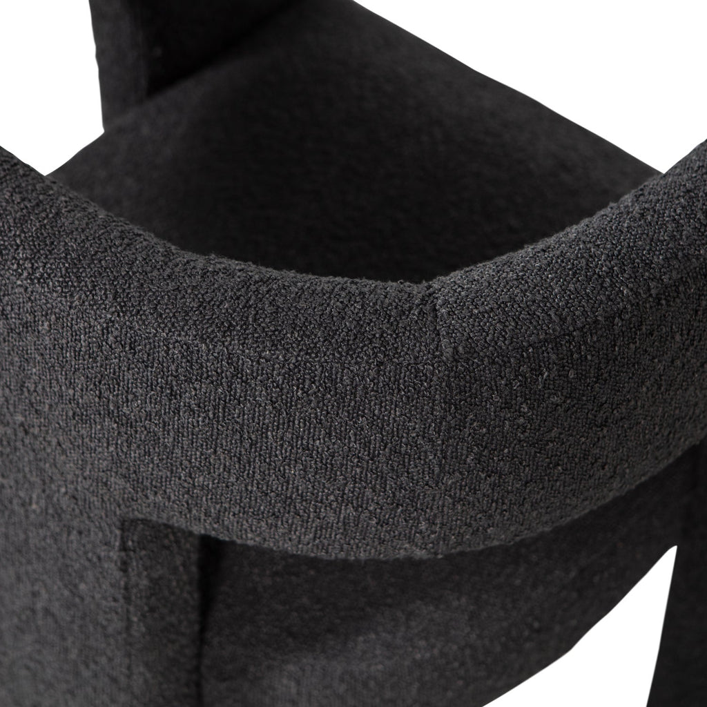 TIWA ARMCHAIR BOUCLE DARK GREY