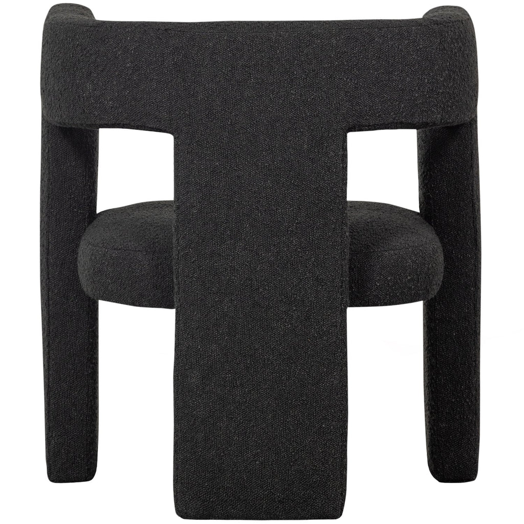TIWA ARMCHAIR BOUCLE DARK GREY