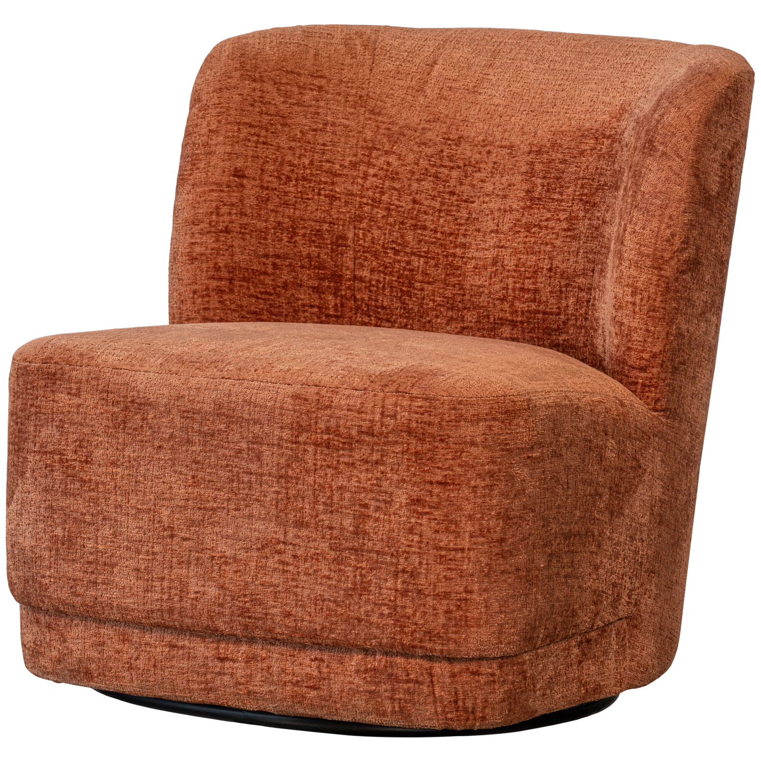 ATTY SWIVEL ARMCHAIR VELVET ORANGE