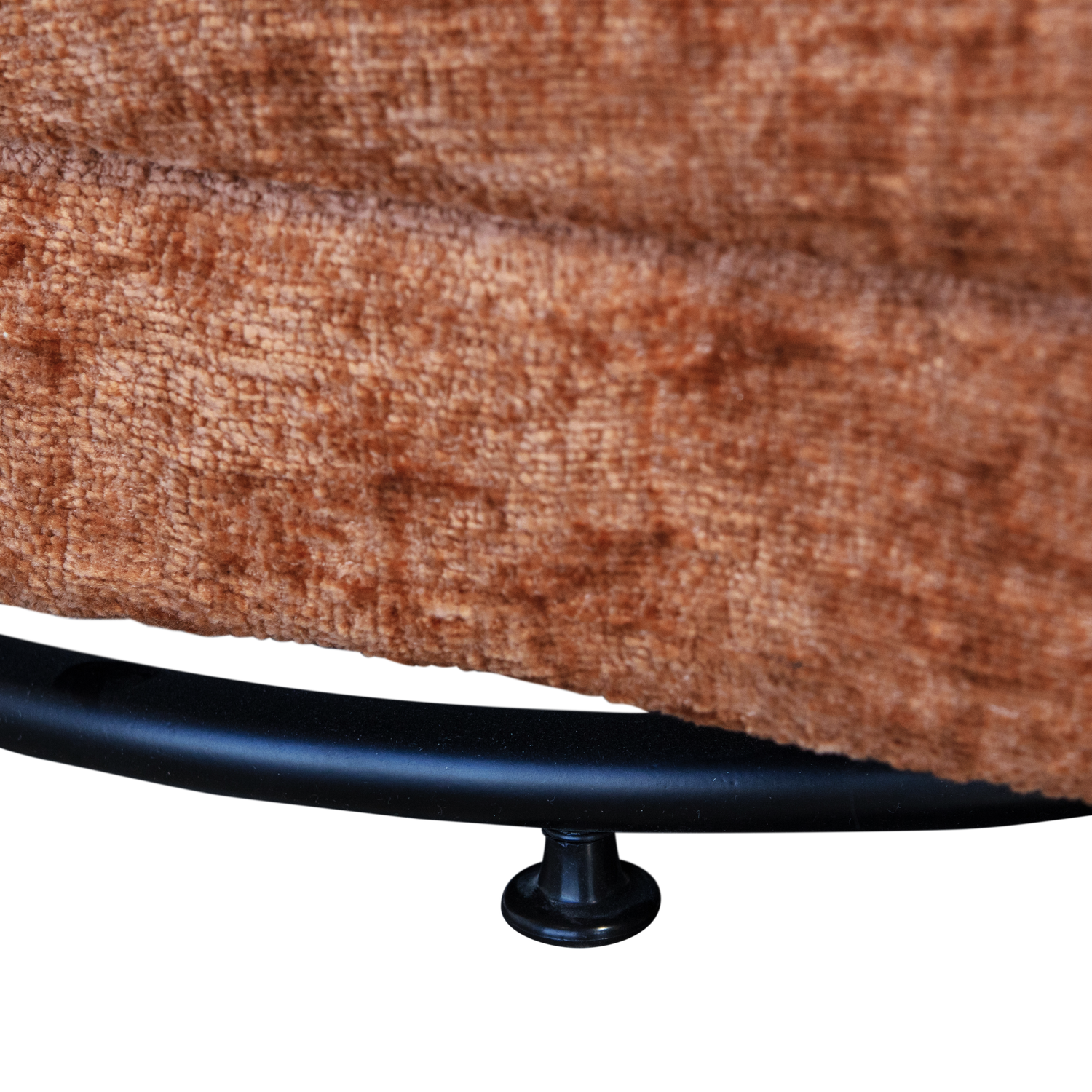 ATTY SWIVEL ARMCHAIR VELVET ORANGE