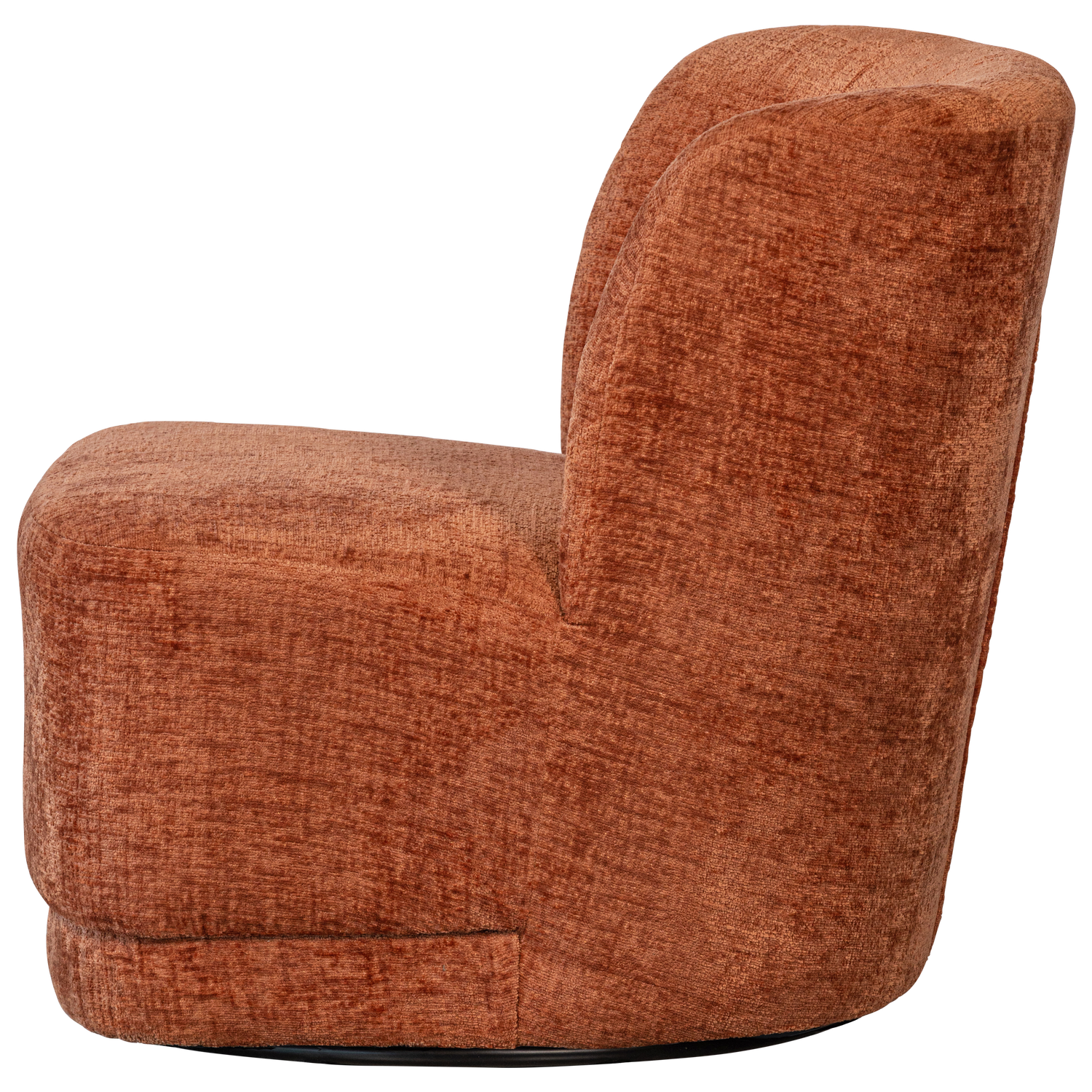 ATTY SWIVEL ARMCHAIR VELVET ORANGE