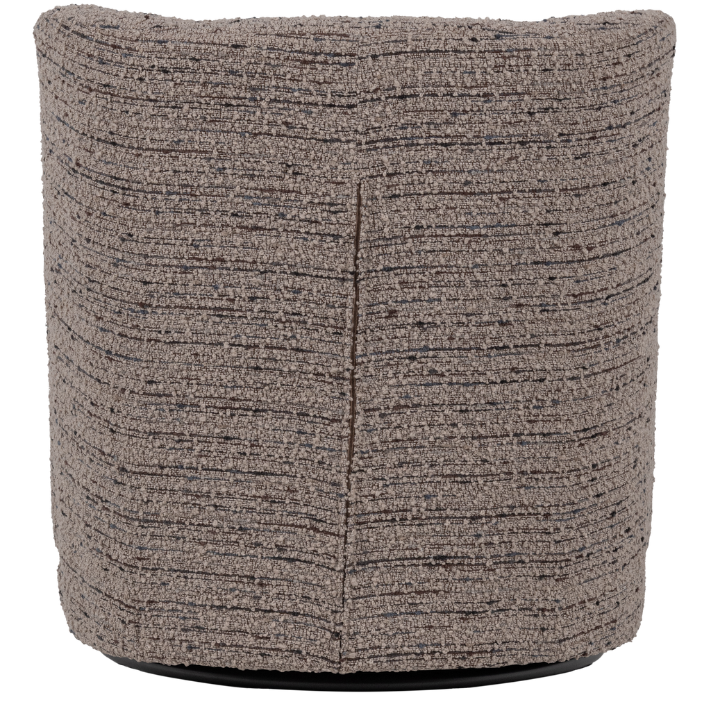 ATTY SWIVEL ARMCHAIR CHUNKY MELANGE BEIGE [fsc]