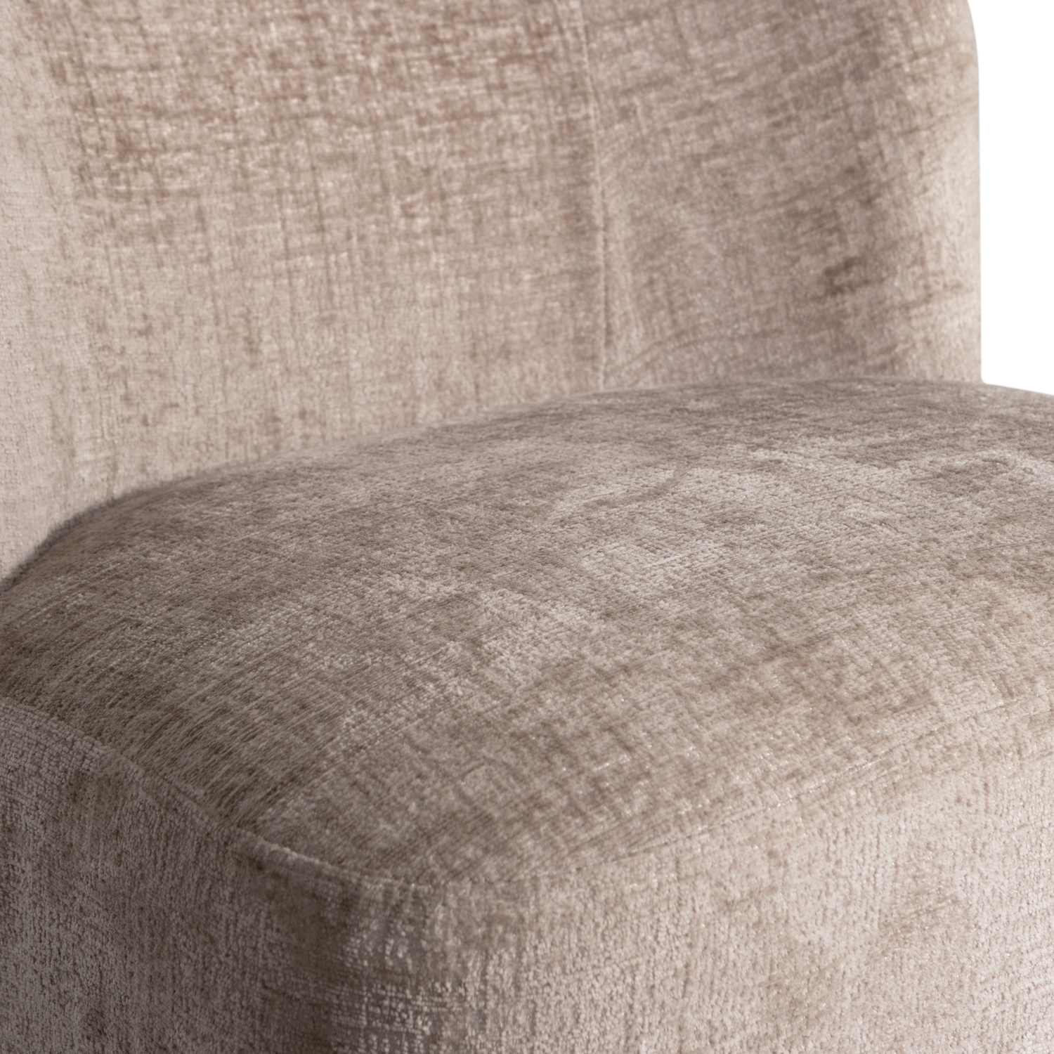 ATTY SWIVEL ARMCHAIR VELVET SAND