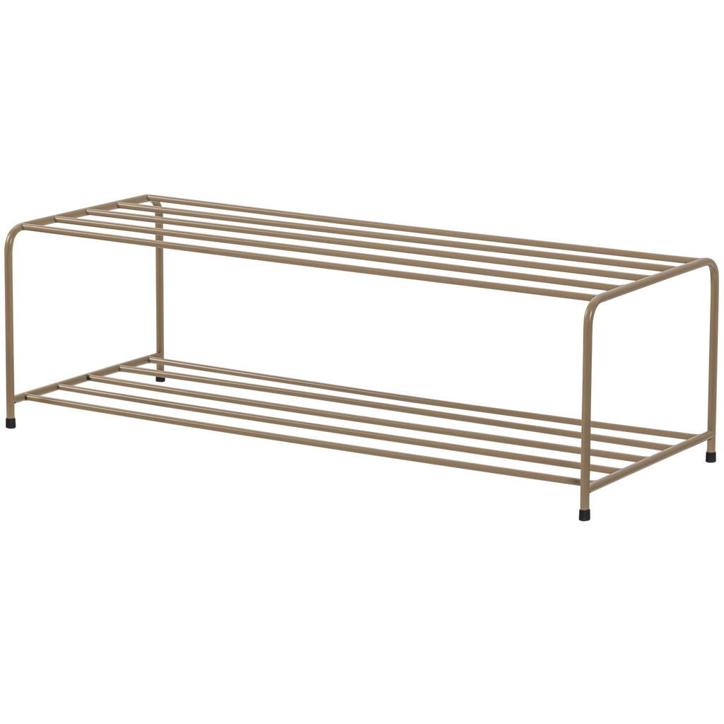 JOSSE SHOE RACK METAL MILITARY BROWN