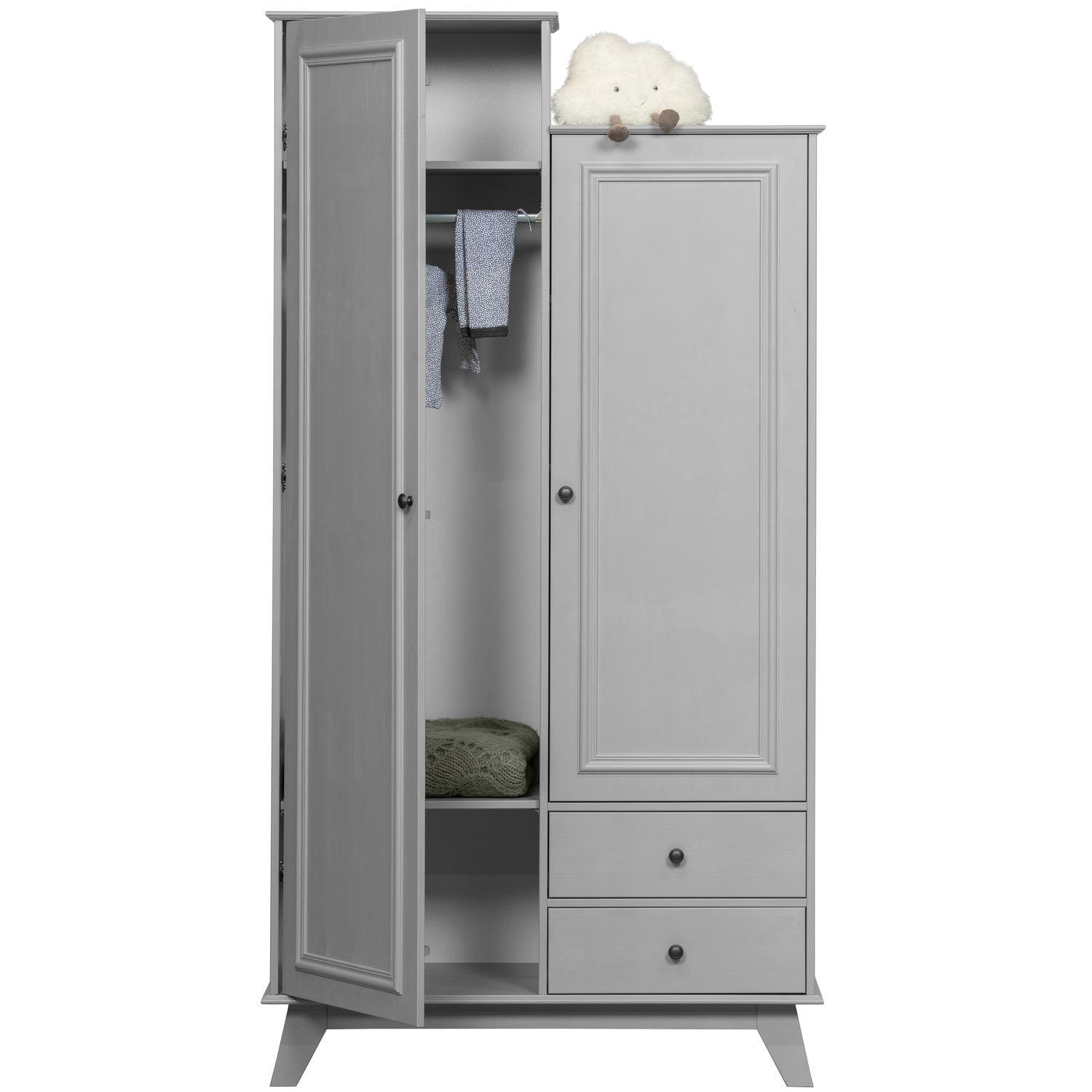 LILY WARDROBE CABINET PINE CLAY [fsc]