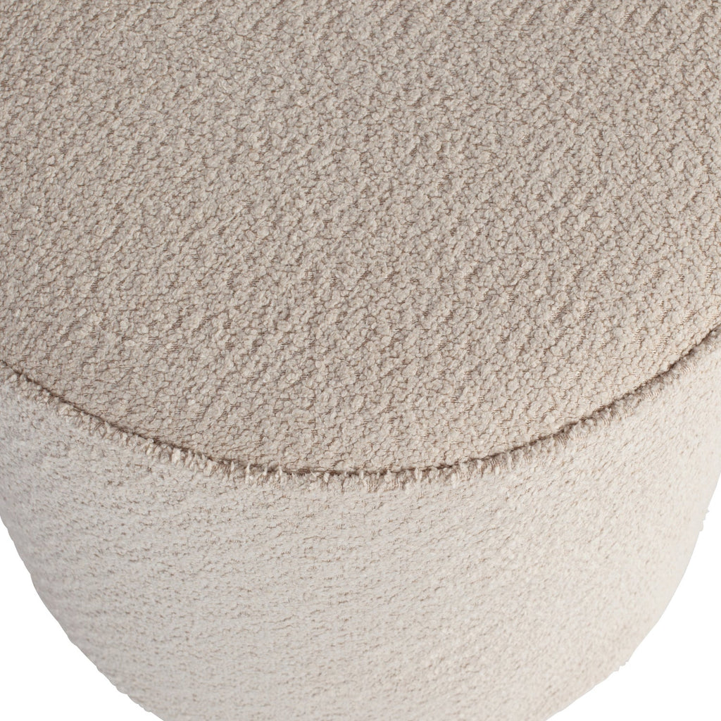 SARA POUF HIGH CREAM [fsc]