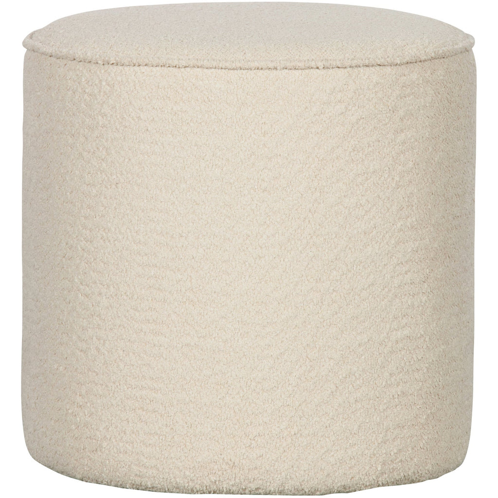 SARA POUF HIGH CREAM [fsc]