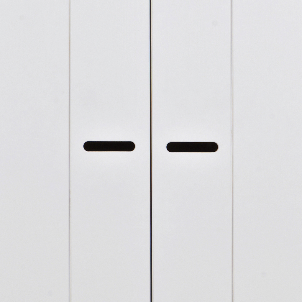 CONNECT 2-DOORS BASIC -STRIP DOORS CABINET WHITE [fsc]
