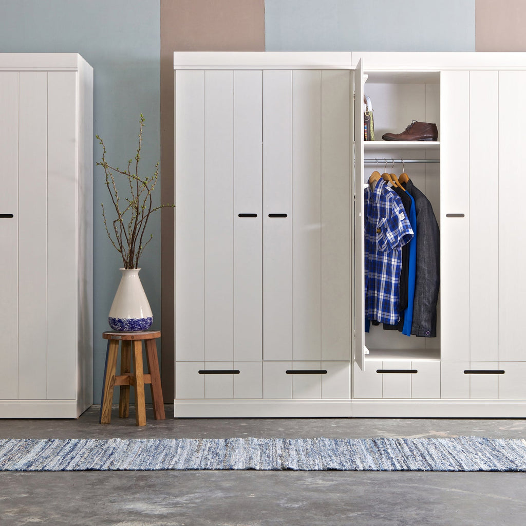 CONNECT 2-DOORS BASIC -STRIP DOORS CABINET WHITE [fsc]