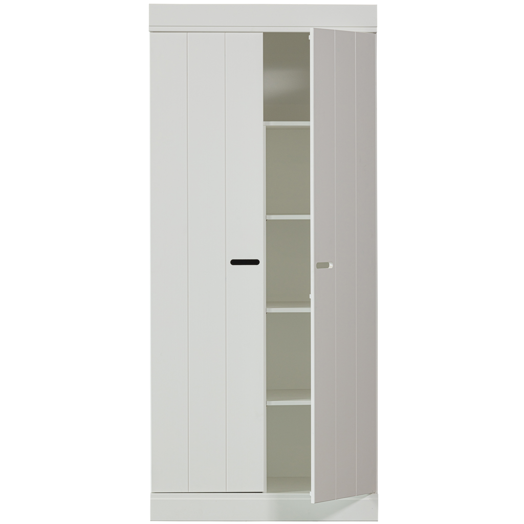CONNECT LOW CABINET 2-DOORS PINE WHITE [fsc]