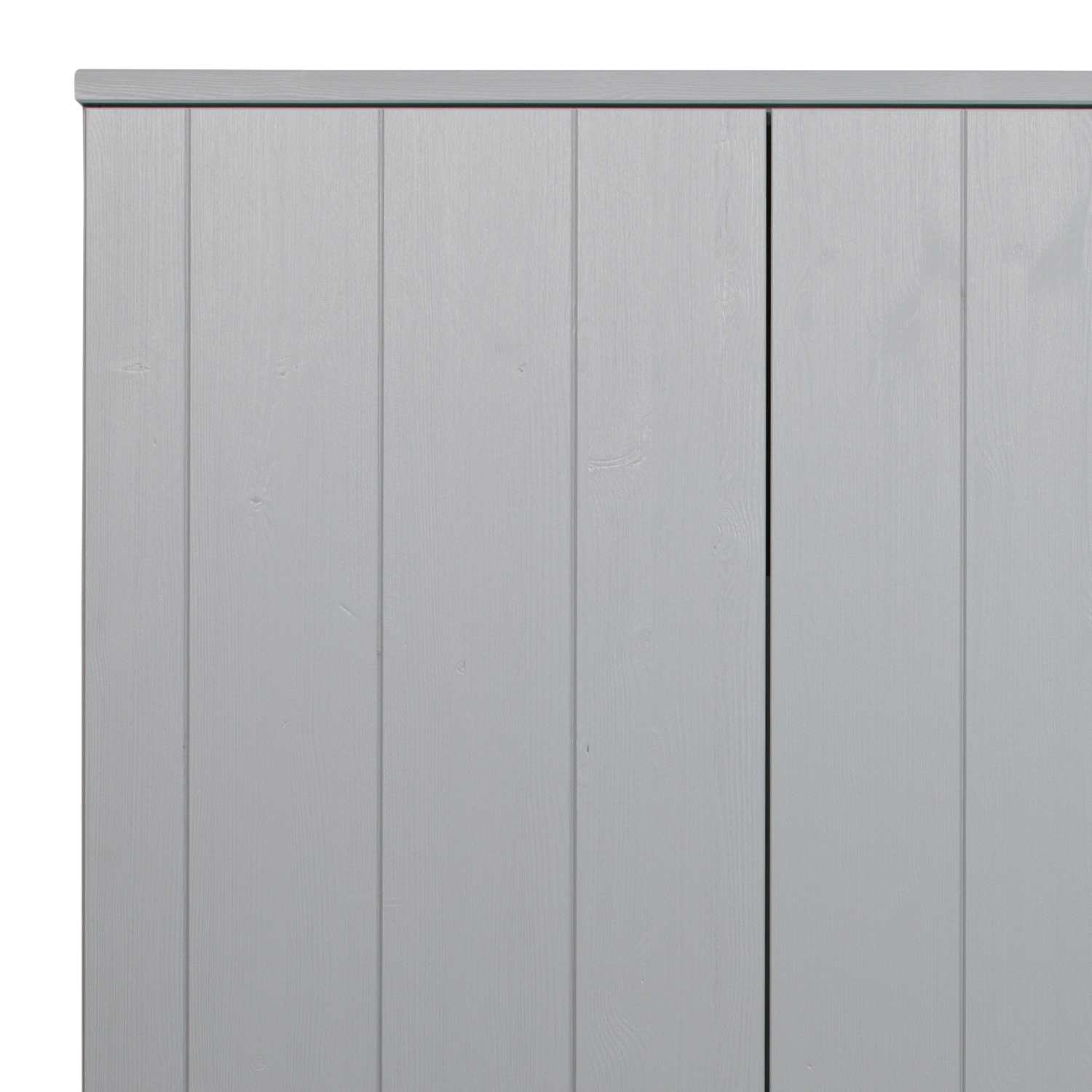 DENNIS WARDROBE WITH DRAWERS PINE CONCRETE GREY [fsc]