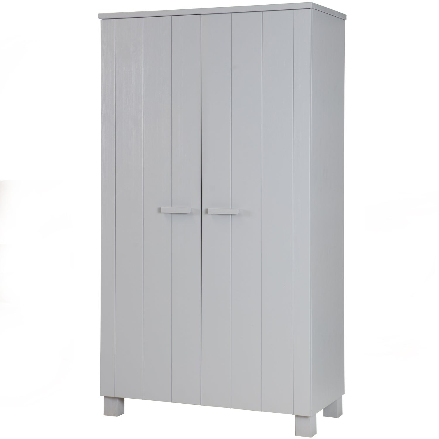 DENNIS WARDROBE PINE CONCRETE GREY [fsc]