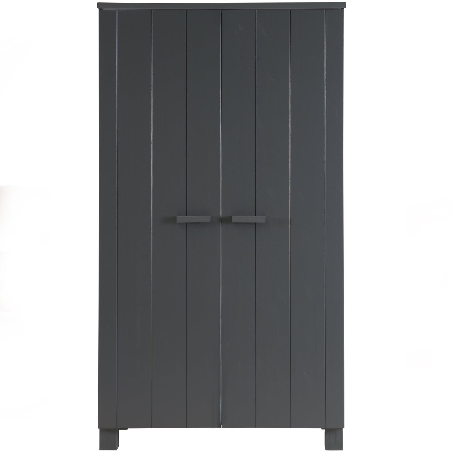DENNIS WARDROBE PINE STEEL GREY [fsc]