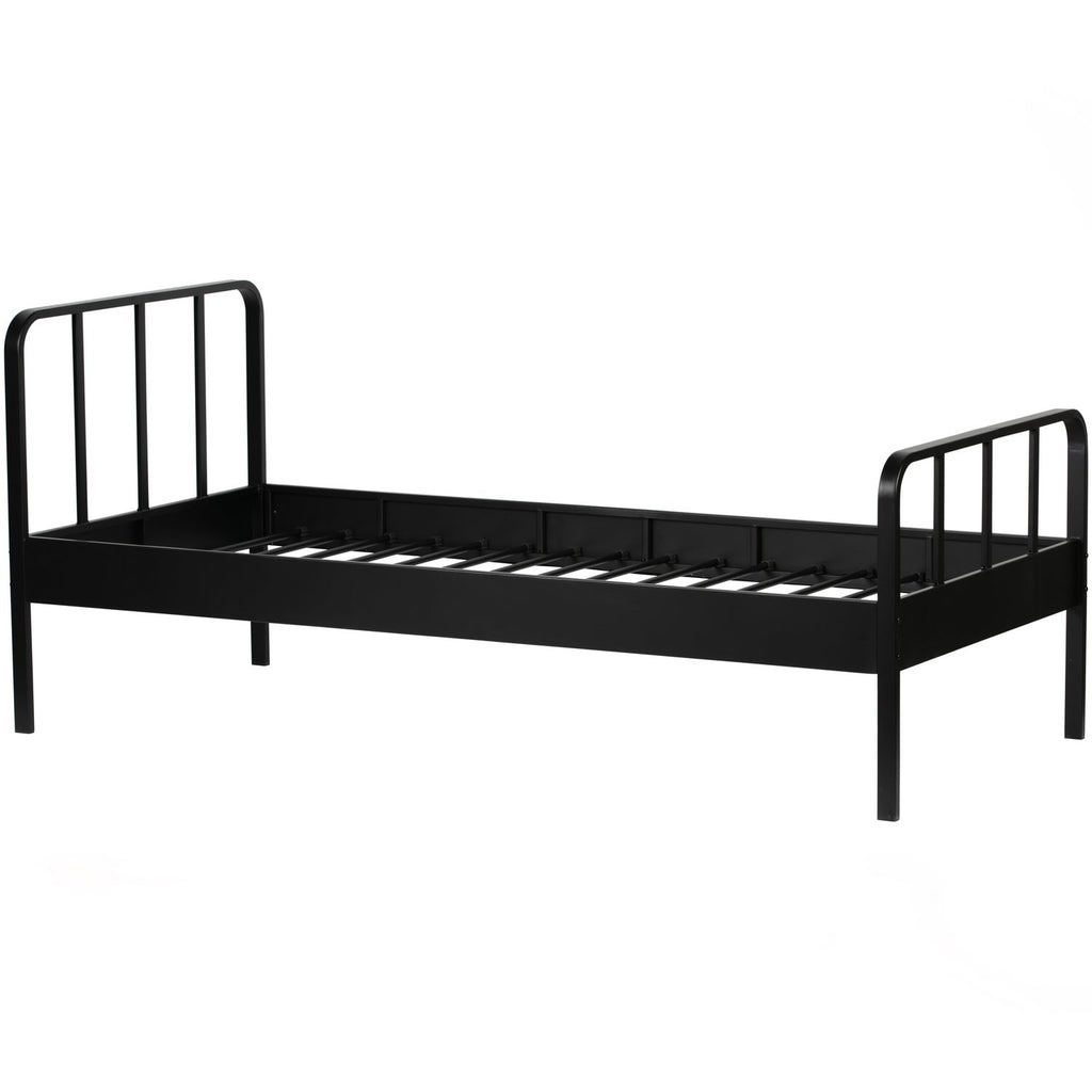 MEES BED METAL BLACK 90x200 CM
