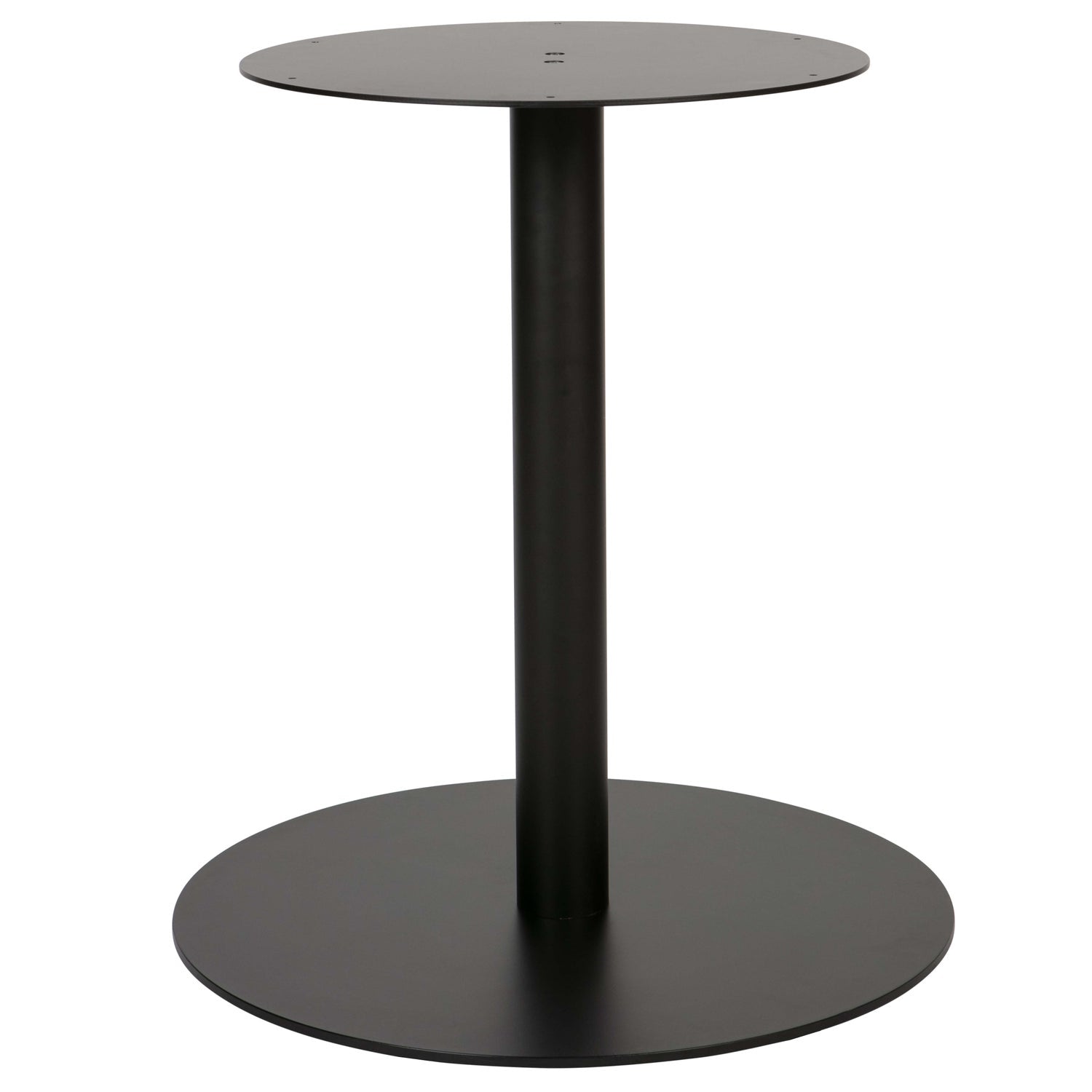 ROUND METAL LEG BLACK
