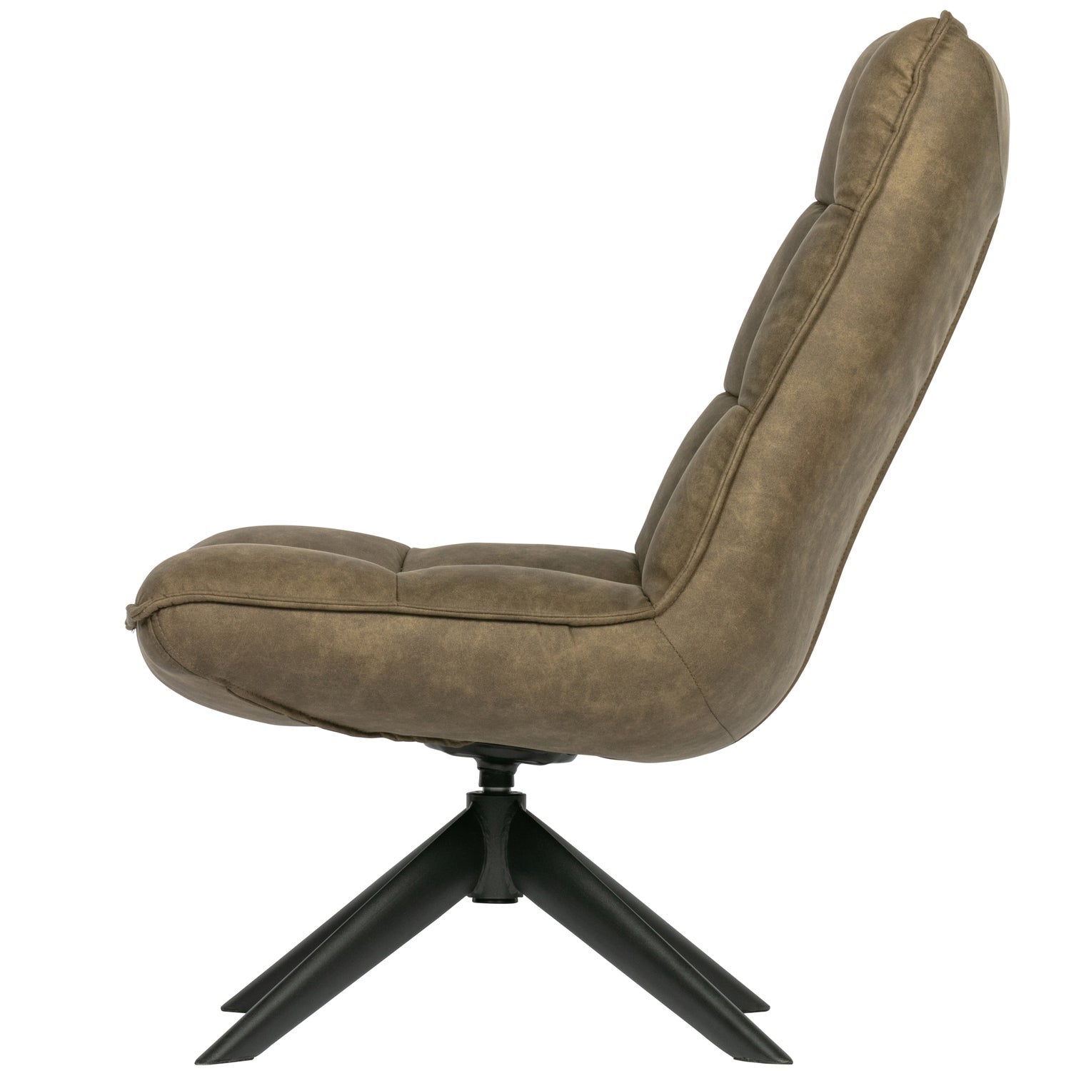 JOUKE SWIVEL ARMCHAIR IMITATION LEATHER GREEN