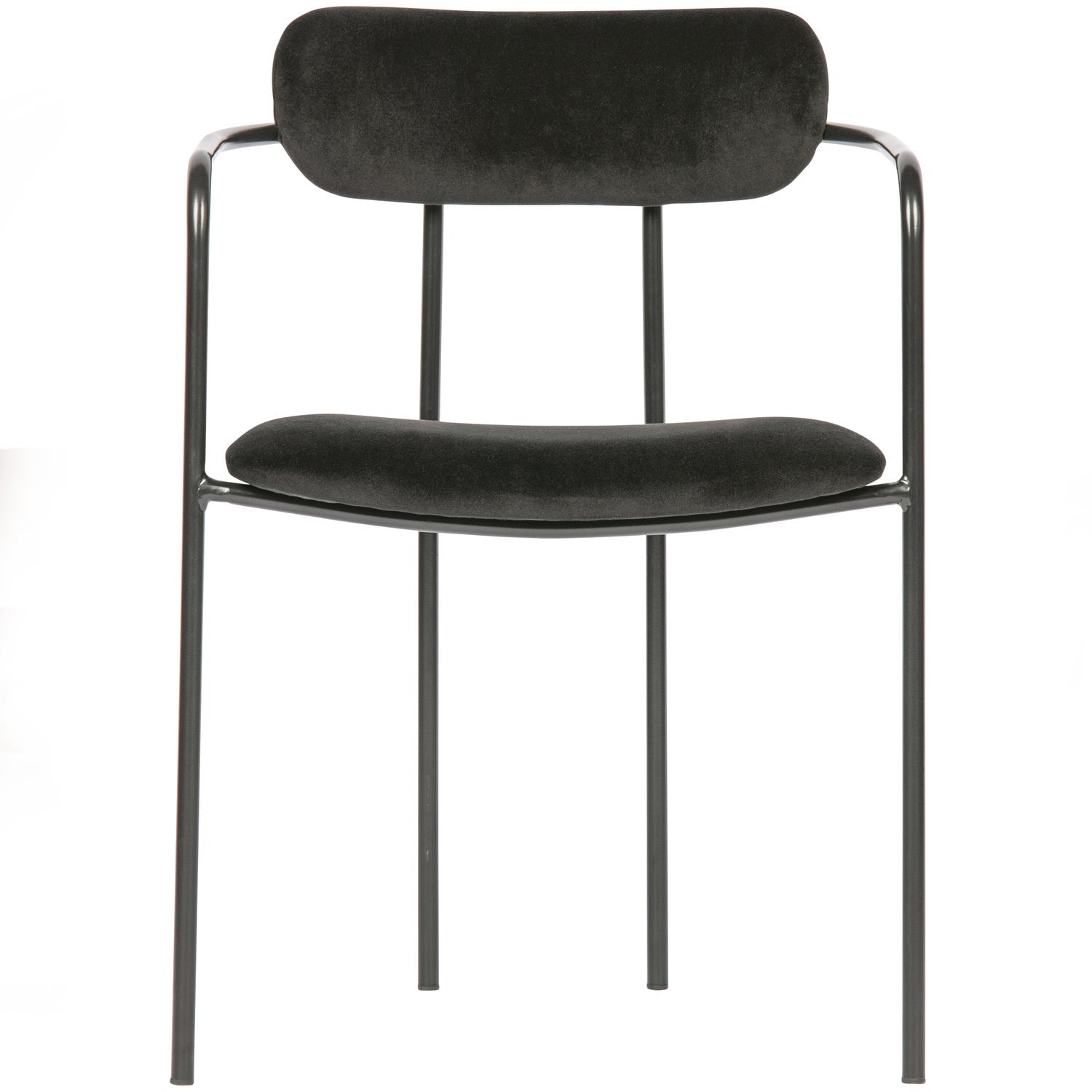 IVY DINING CHAIR VELVET BLACK