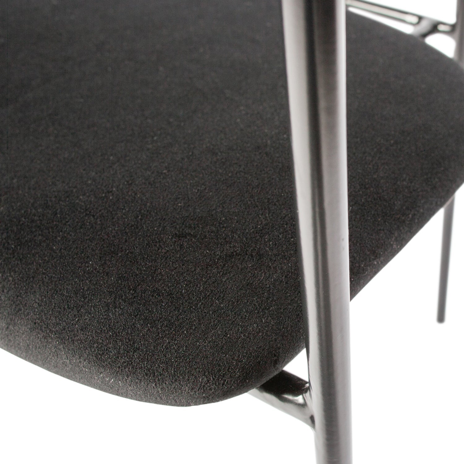 IVY DINING CHAIR VELVET BLACK