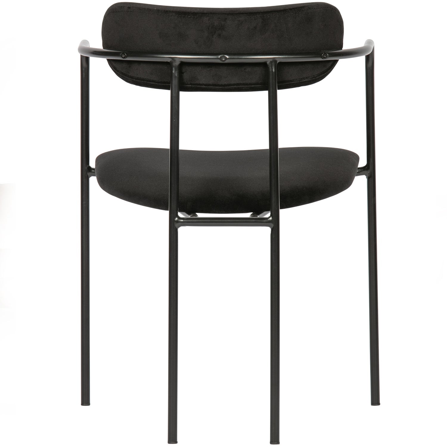 IVY DINING CHAIR VELVET BLACK