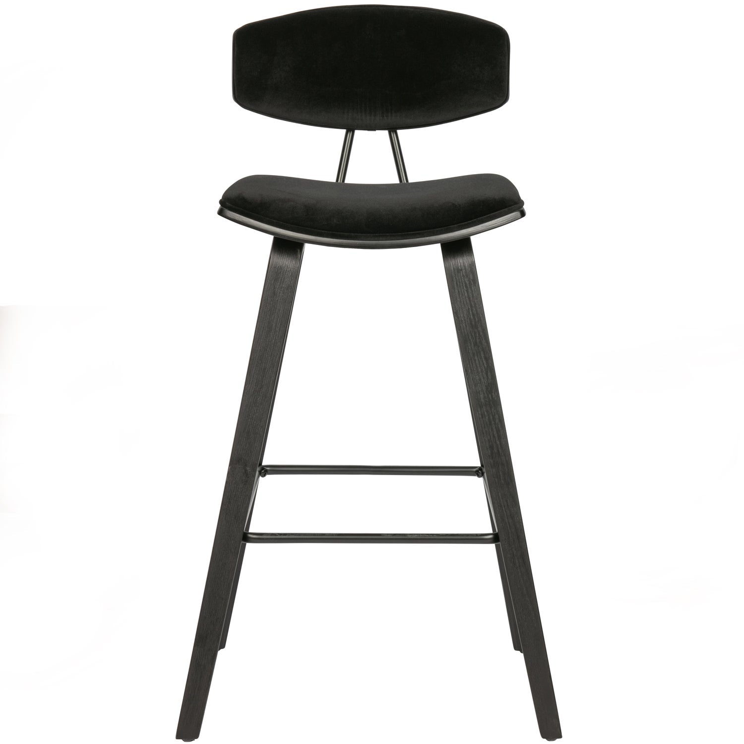 SENN BARSTOOL VELVET BLACK