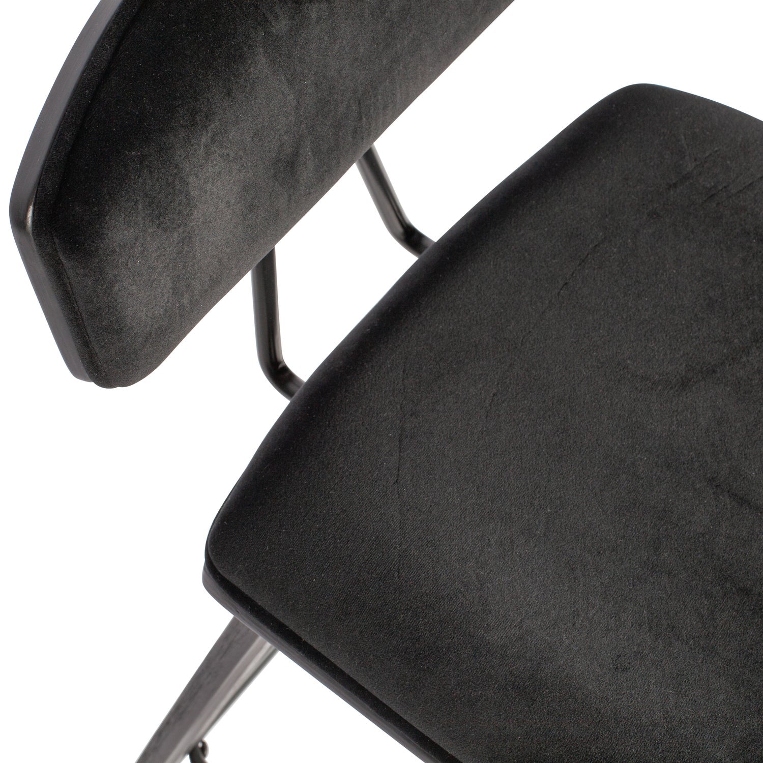 SENN BARSTOOL VELVET BLACK