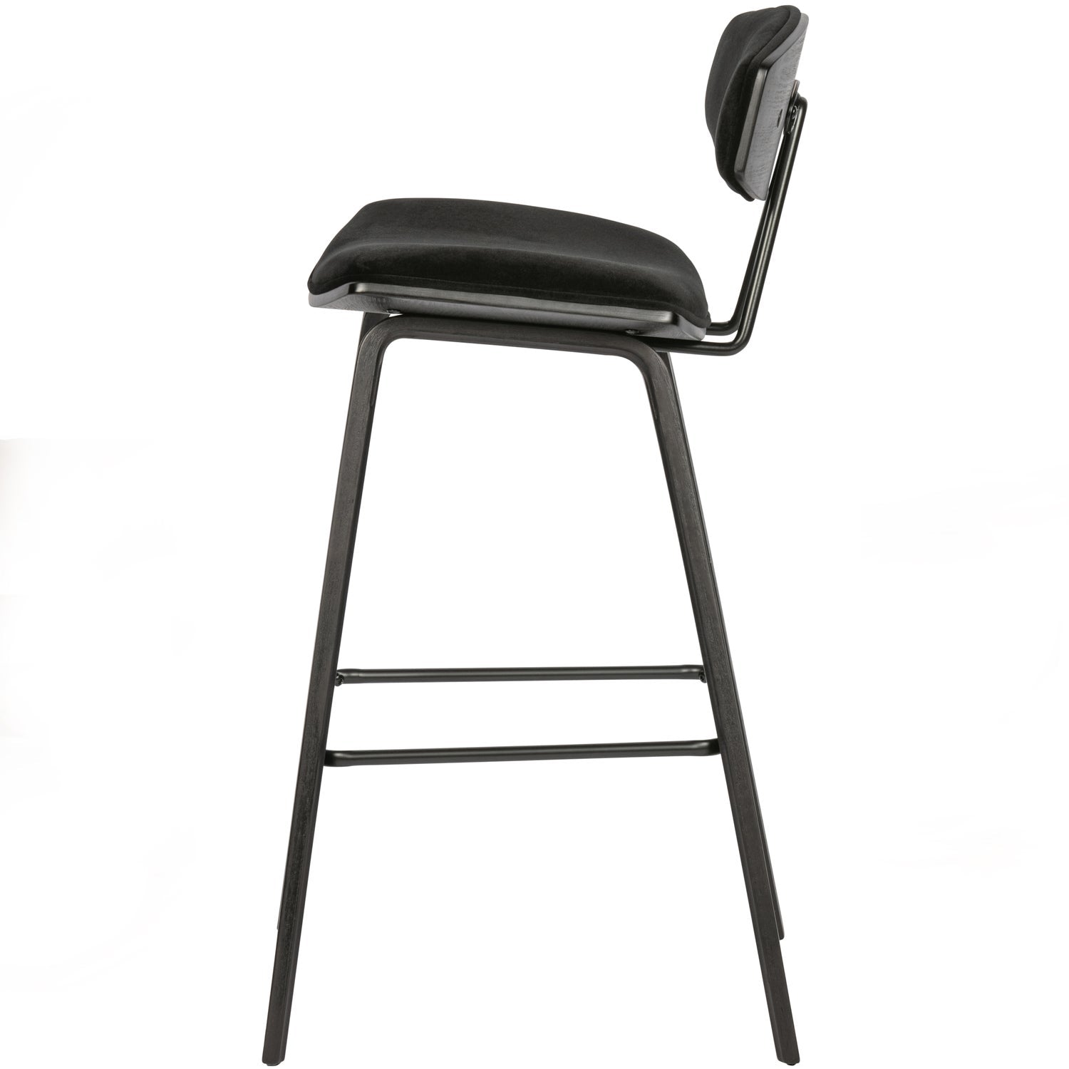 SENN BARSTOOL VELVET BLACK