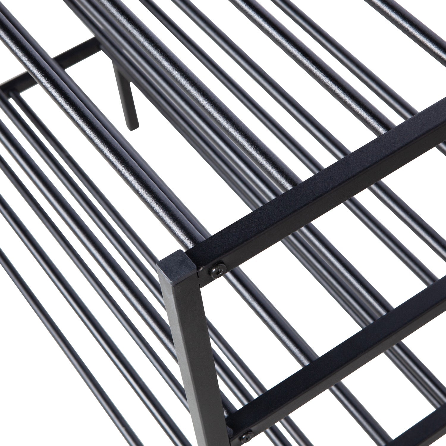 FERRO SHOE RACK METAL BLACK