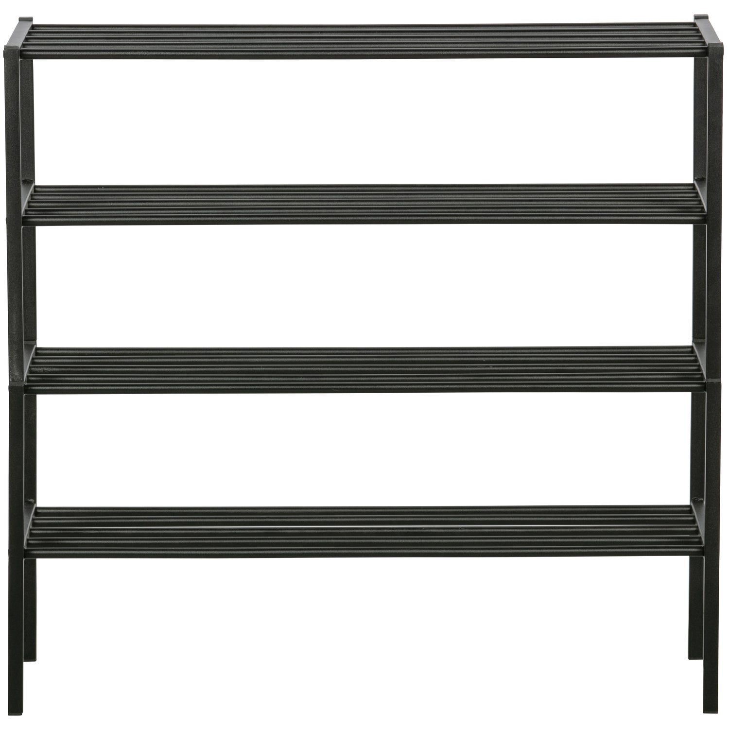 FERRO SHOE RACK METAL BLACK