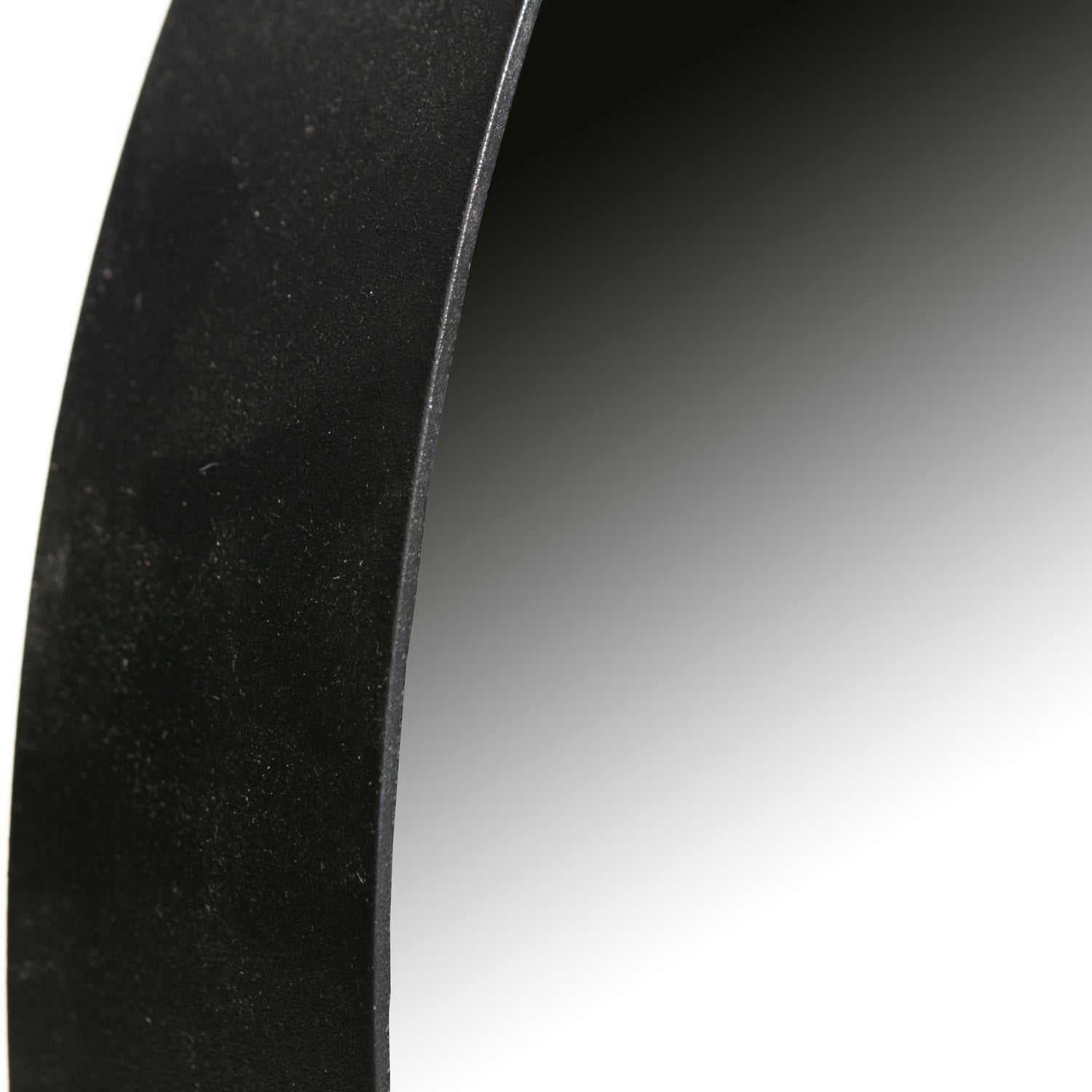 DOUTZEN ROUND MIRROR O80 CM METAL BLACK