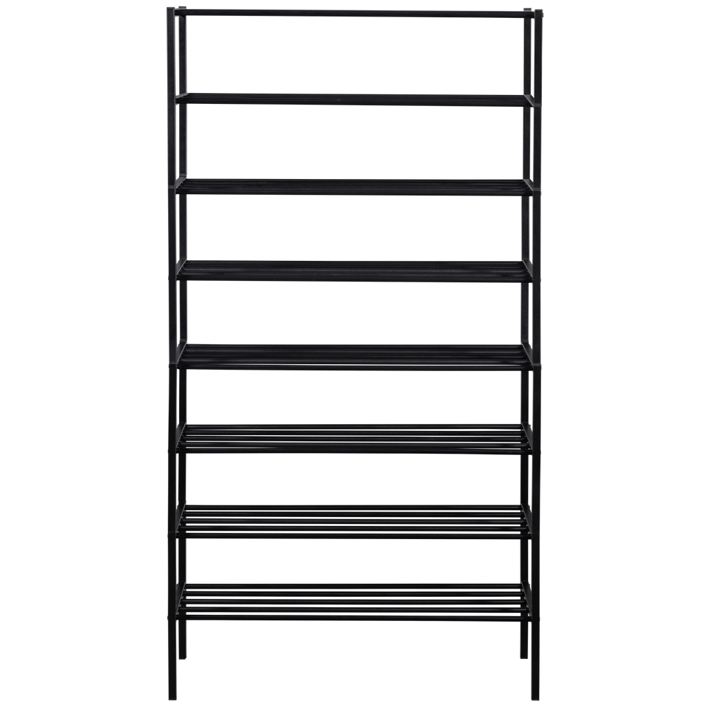 FERRO SHOE RACK STACK OF 4 METAL BLACK