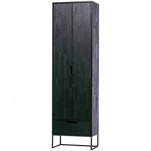 SILAS CABINET ASH BRUSHED BLACKNIGHT [fsc]